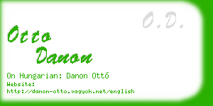 otto danon business card